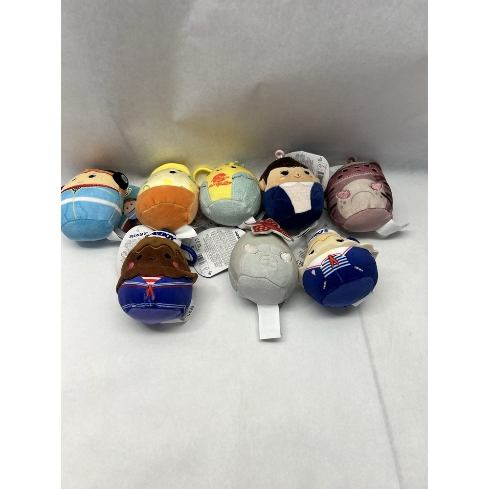 Stranger Things Squishmallow Keychains Full Set Of 8!